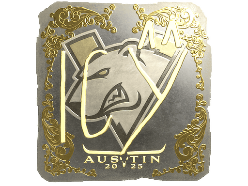 Sticker | ICY (Gold) | Austin 2025 image
