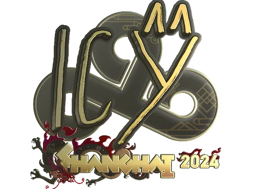 Sticker | ICY (Gold) | Shanghai 2024 image