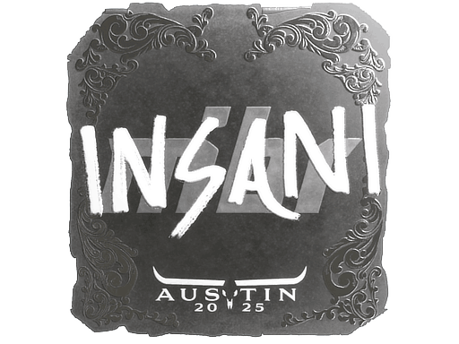 Sticker | insani (Foil) | Austin 2025 image