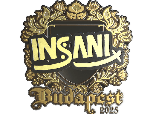 Sticker | insani (Gold) | Budapest 2025 image