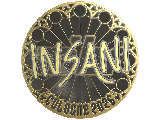Sticker | insani (Gold) | Cologne 2026 image