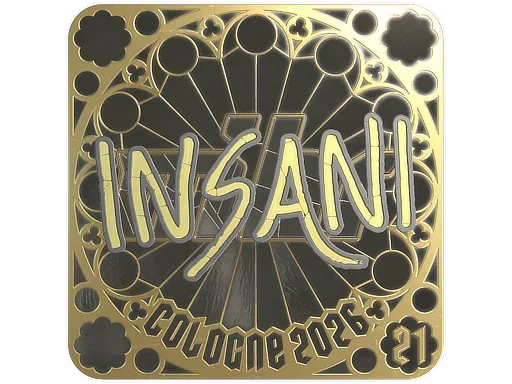 Sticker | insani (Gold, Ranked) | Cologne 2026 image