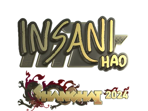 Sticker | insani (Gold) | Shanghai 2024 image