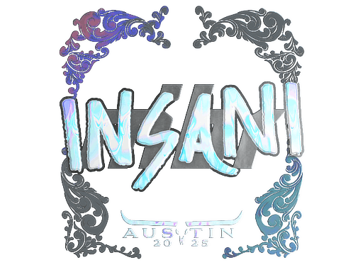 Sticker | insani (Holo) | Austin 2025 image