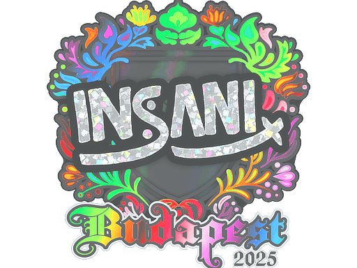 Sticker | insani (Holo) | Budapest 2025 image