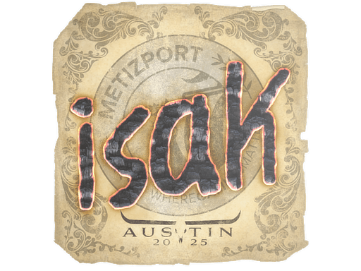 Sticker | isak | Austin 2025