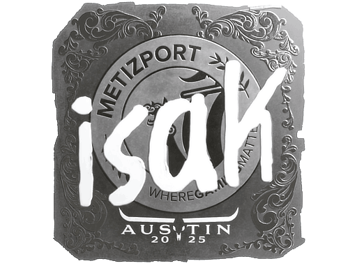 Sticker | isak (Foil) | Austin 2025 image