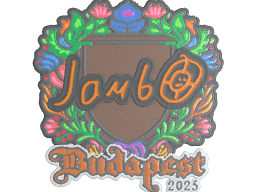 Sticker | jambo (Embroidered) | Budapest 2025 image