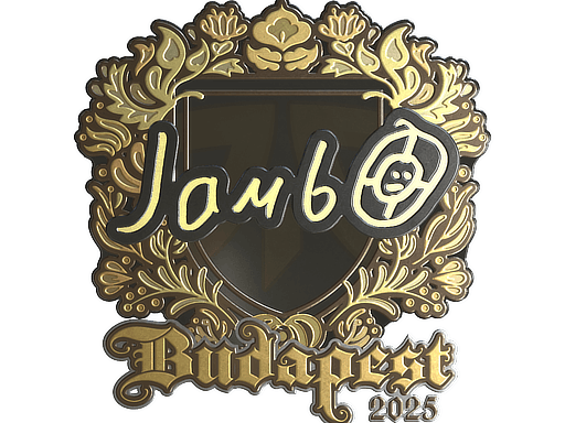 Sticker | jambo (Gold) | Budapest 2025 image