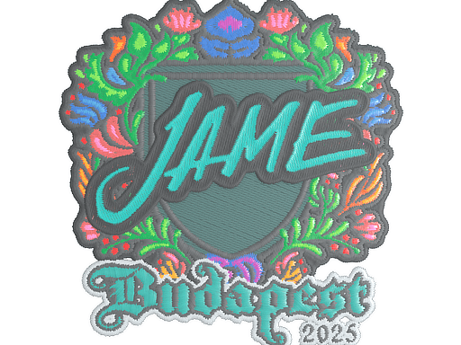 Sticker | Jame (Embroidered) | Budapest 2025 image
