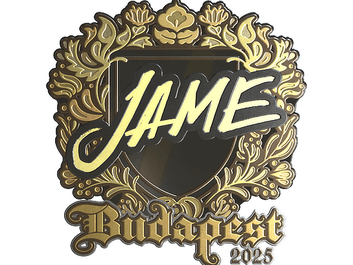 Sticker | Jame (Gold) | Budapest 2025 image