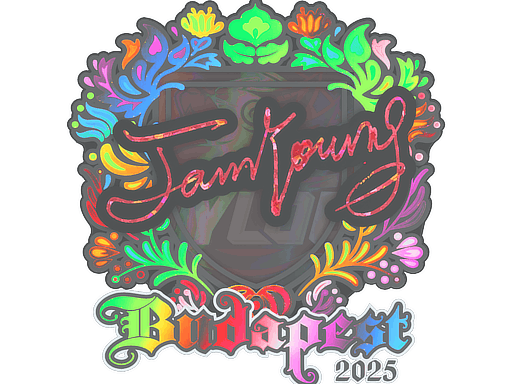 Sticker | JamYoung (Holo) | Budapest 2025 image