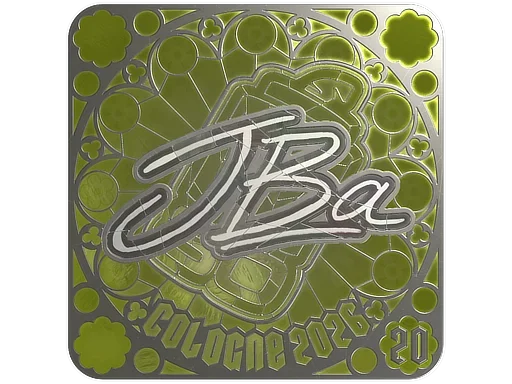 Sticker | JBa (Foil, Ranked) | Cologne 2026 image