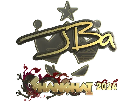 Sticker | JBa (Gold) | Shanghai 2024 image