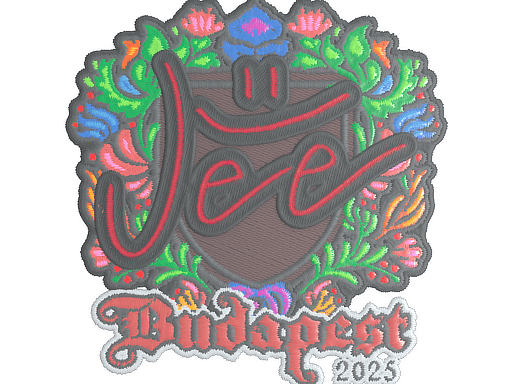 Sticker | Jee (Embroidered) | Budapest 2025 image