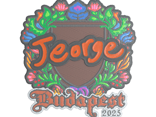 Sticker | jeorge (Embroidered) | Budapest 2025 image