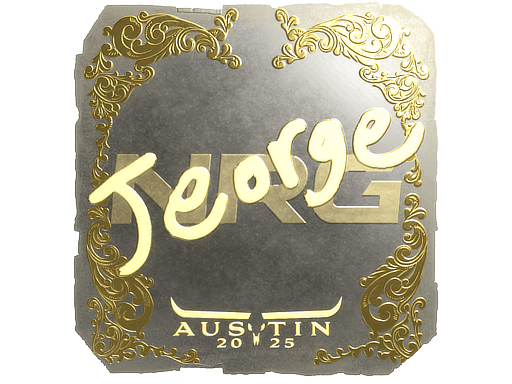 Sticker | jeorge (Gold) | Austin 2025 image