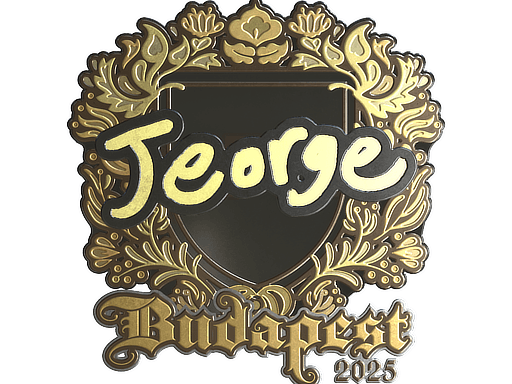 Sticker | jeorge (Gold) | Budapest 2025 image