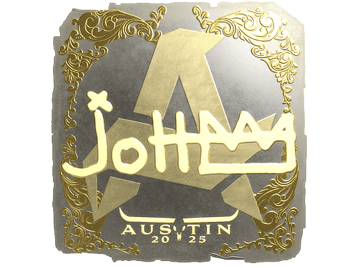 Sticker | jottAAA (Gold) | Austin 2025 image