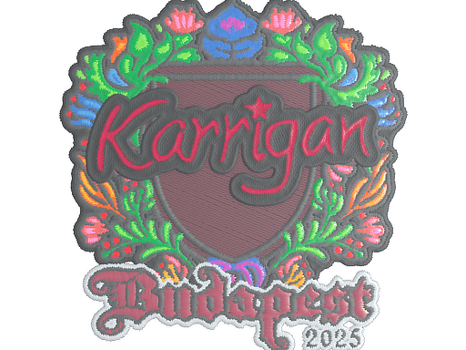 Sticker | karrigan (Embroidered) | Budapest 2025 image