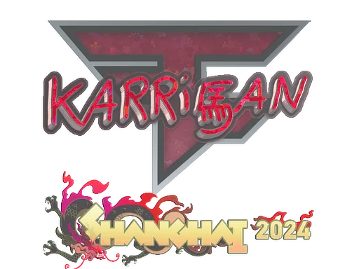 Sticker | karrigan (Glitter) | Shanghai 2024 image