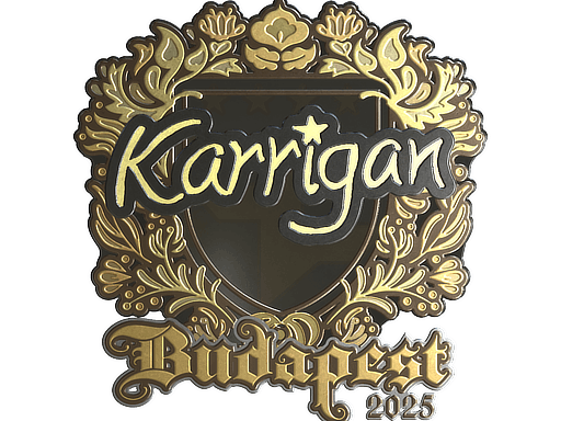 Sticker | karrigan (Gold) | Budapest 2025 image