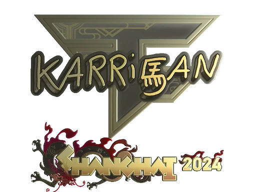 Sticker | karrigan (Gold) | Shanghai 2024 image