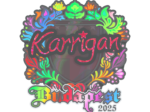 Sticker | karrigan (Holo) | Budapest 2025 image