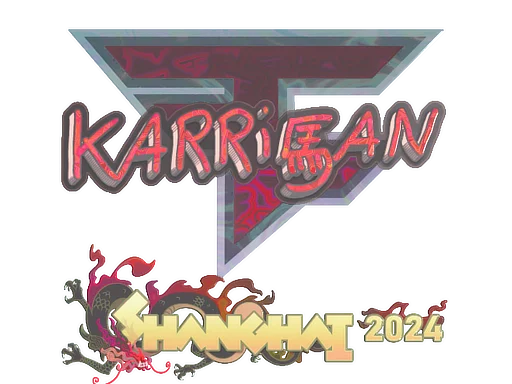 Sticker | karrigan (Holo) | Shanghai 2024 image