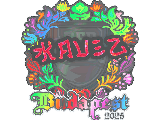 Sticker | kauez (Holo) | Budapest 2025 image
