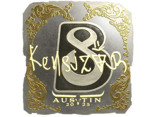 Sticker | kensizor (Gold) | Austin 2025 image