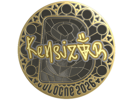 Sticker | kensizor (Gold) | Cologne 2026 image