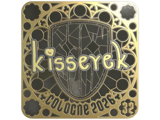 Sticker | kisserek (Gold, Ranked) | Cologne 2026 image