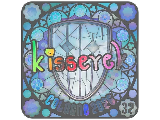 Sticker | kisserek (Holo, Ranked) | Cologne 2026 image