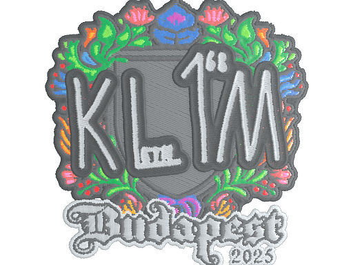 Sticker | kl1m (Embroidered) | Budapest 2025 image