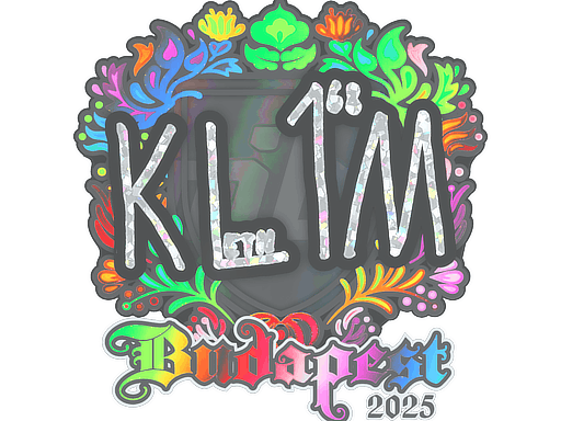 Sticker | kl1m (Holo) | Budapest 2025 image