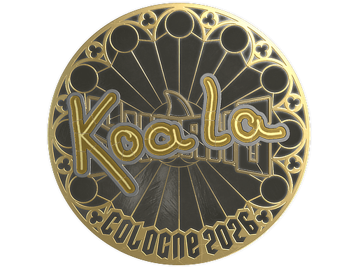 Sticker | koala (Gold) | Cologne 2026 image