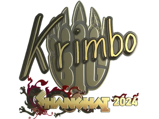 Sticker | Krimbo (Gold) | Shanghai 2024 image