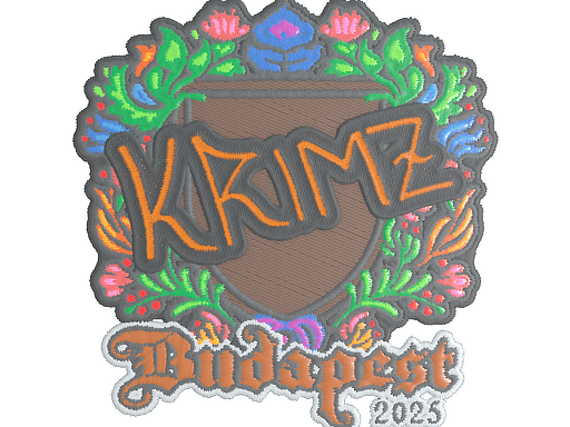 Sticker | KRIMZ (Embroidered) | Budapest 2025 image
