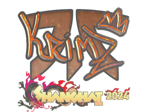 Sticker | KRIMZ (Glitter) | Shanghai 2024 image