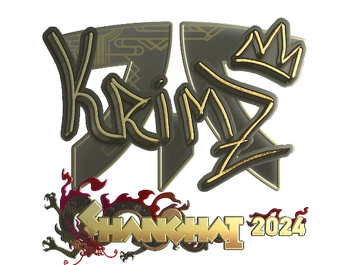 Sticker | KRIMZ (Gold) | Shanghai 2024 image