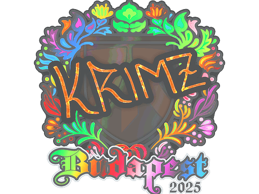 Sticker | KRIMZ (Holo) | Budapest 2025 image