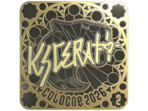 Sticker | KSCERATO (Gold, Ranked) | Cologne 2026 image