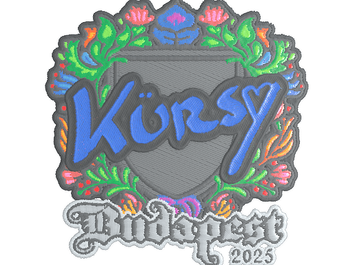 Sticker | Kursy (Embroidered) | Budapest 2025 image
