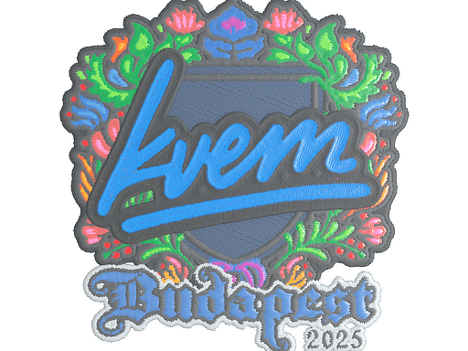 Sticker | Kvem (Embroidered) | Budapest 2025 image