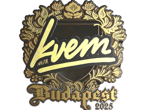 Sticker | Kvem (Gold) | Budapest 2025 image