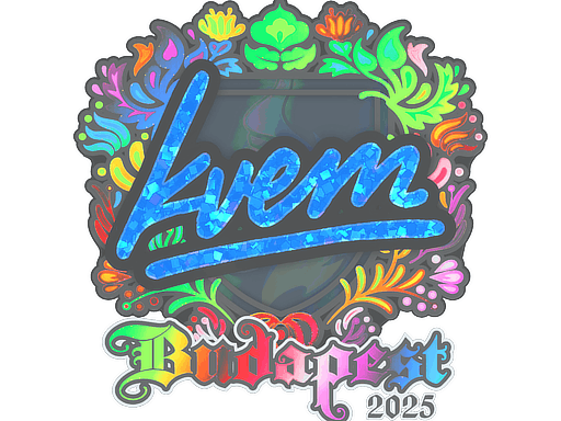 Sticker | Kvem (Holo) | Budapest 2025 image