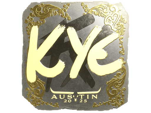 Sticker | kye (Gold) | Austin 2025 image