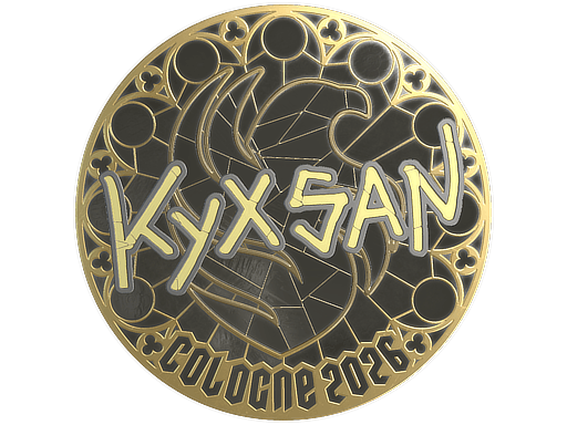 Sticker | kyxsan (Gold) | Cologne 2026 image
