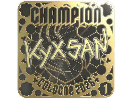 Sticker | kyxsan (Gold, Ranked) | Cologne 2026 image